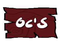  a dark brown wood sign reading oc's